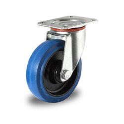 Lenkrolle 125 mm "Blue wheels"